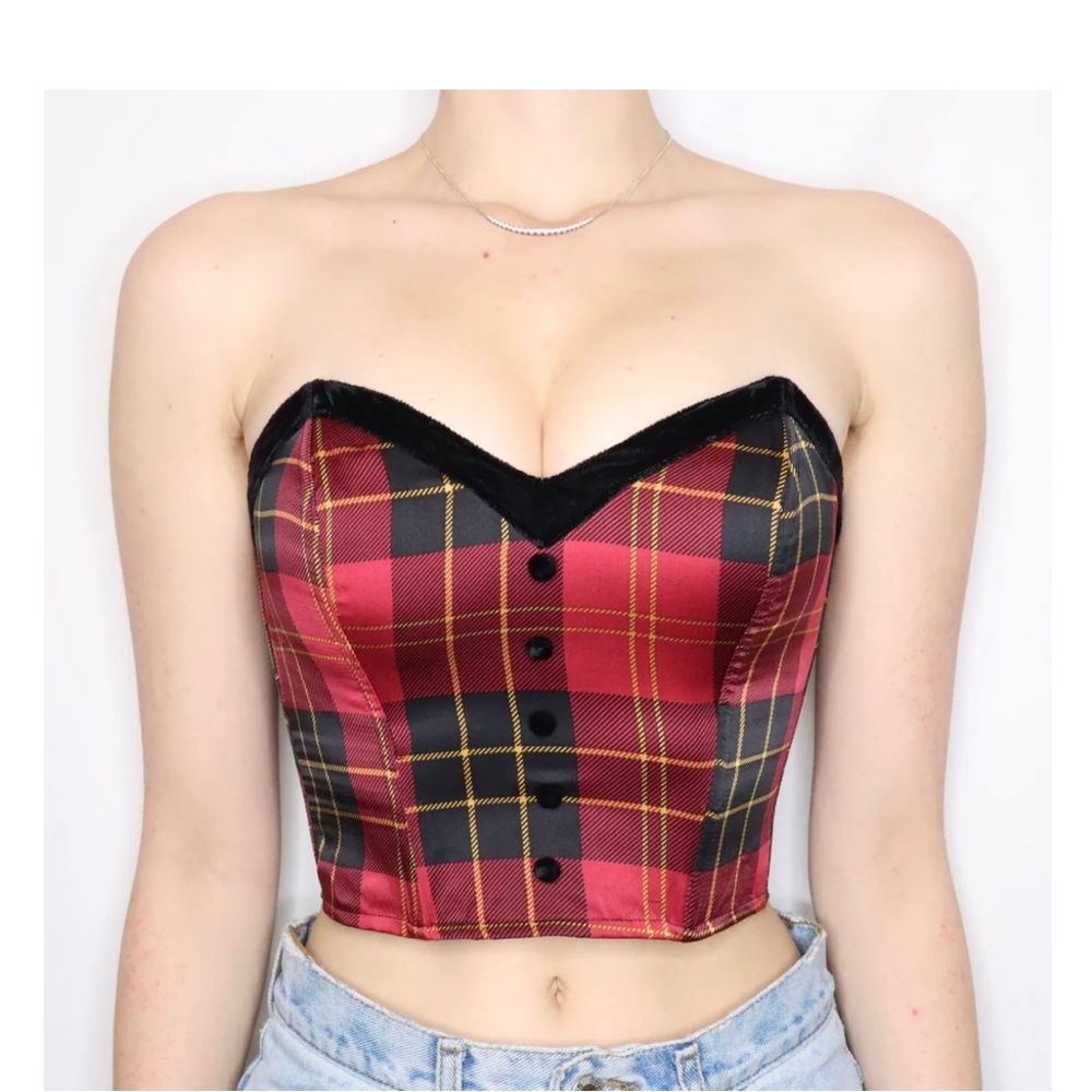 Vintage 90s Victoria secret bustier top rare